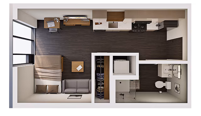 Studio Penthouse A Entire floor plan